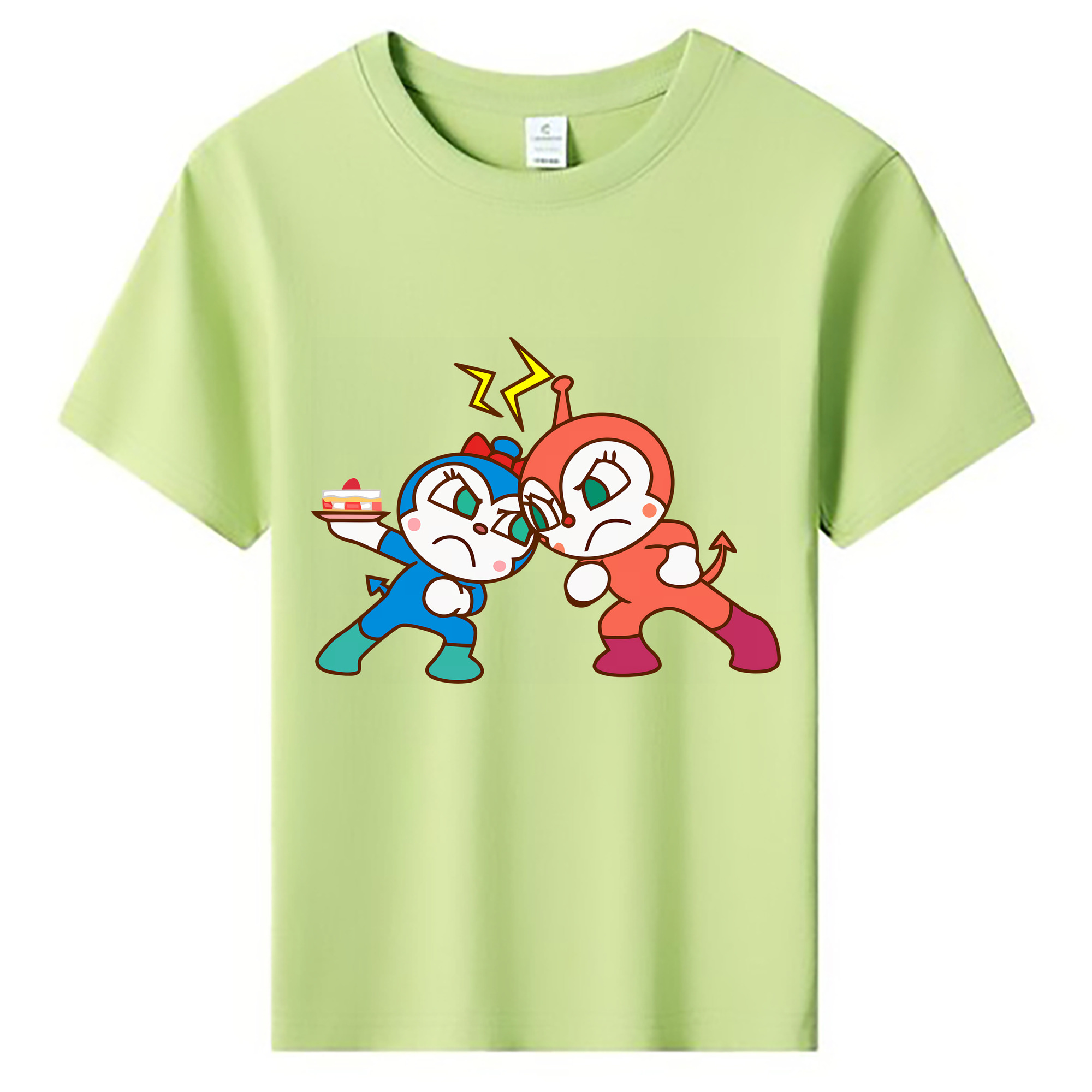 （画像用） アンパンマン Anpanman 綿100％キッズTシャツ（フロントプリント）